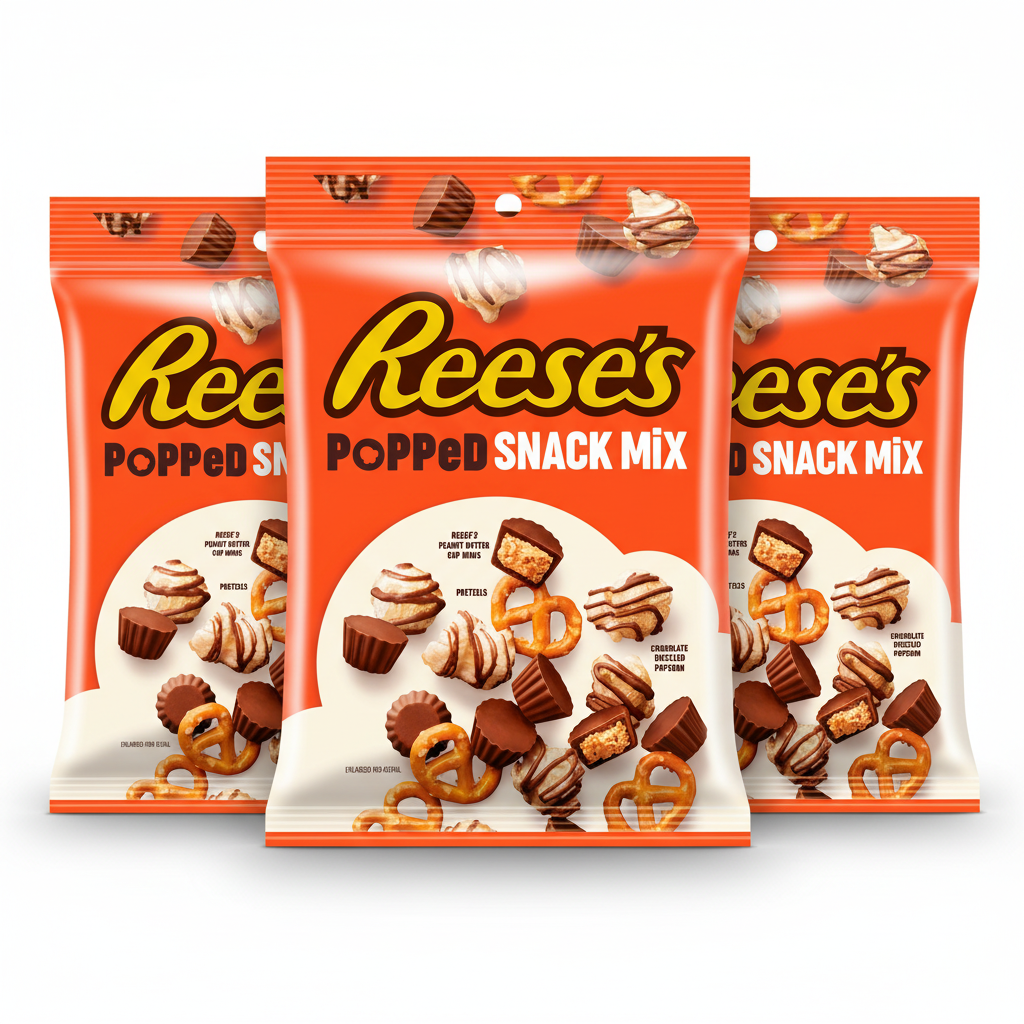Reese'S Popped Snack Mix 113gm (Pack of 3)