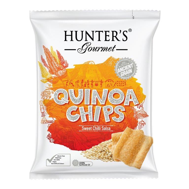 Hunter's Quinoa Chips Sweet Chilli Salsa 75g (Pack of 6)