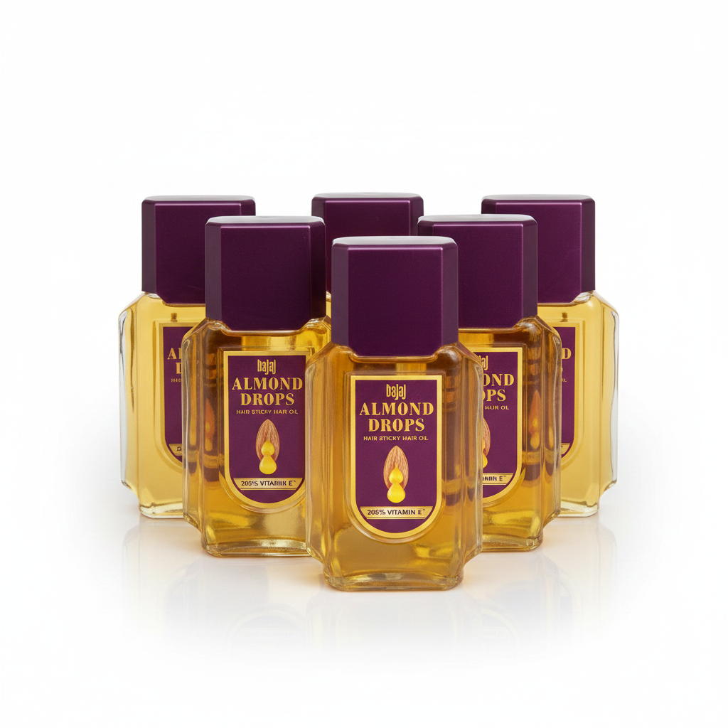 Bajaj Almond Drop Hair Oil 200 Ml (Pack of 6)