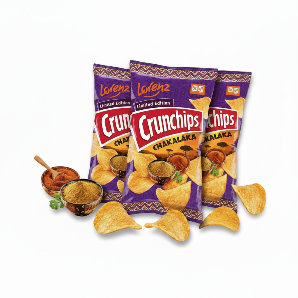 Lorenz Crunchips Chakalaka 100G (Pack of 3)