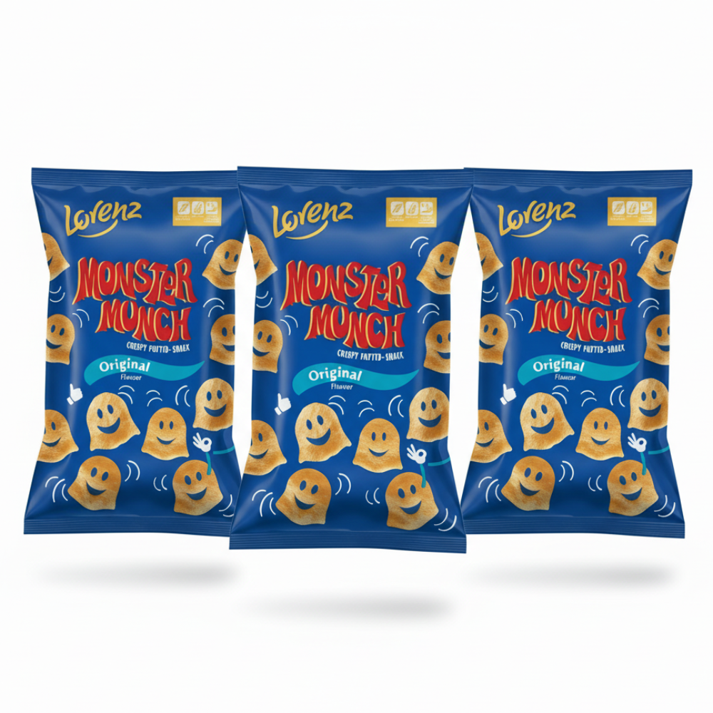 Lorenz Monster Munch Original 75G (Pack of 3)