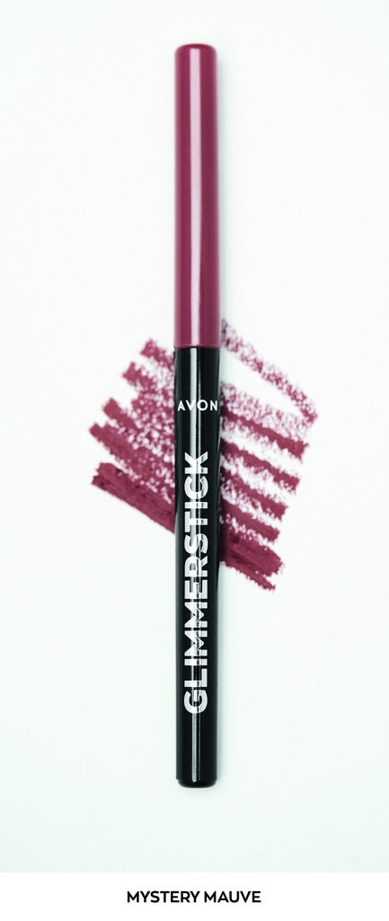 AVON GLIMMERSTICK LIP LINER REINVENTION MYSTERY MAUVE