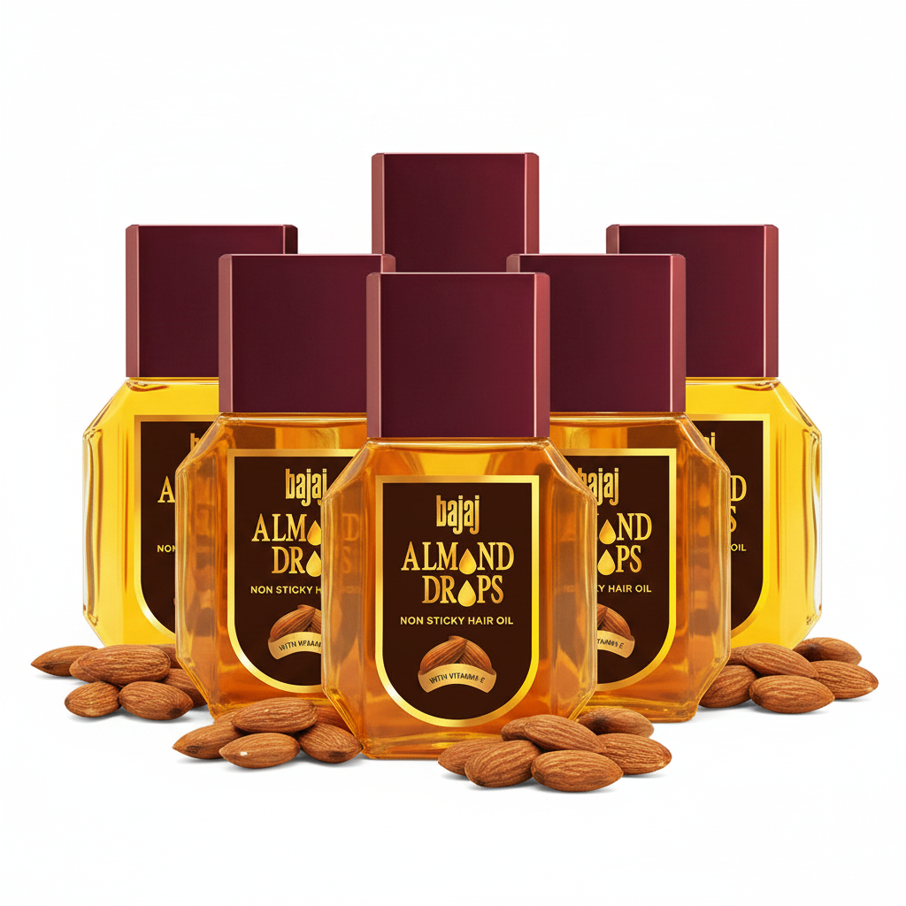 Bajaj Almond Drop Hair Oil 50 Ml (Pack of 6)