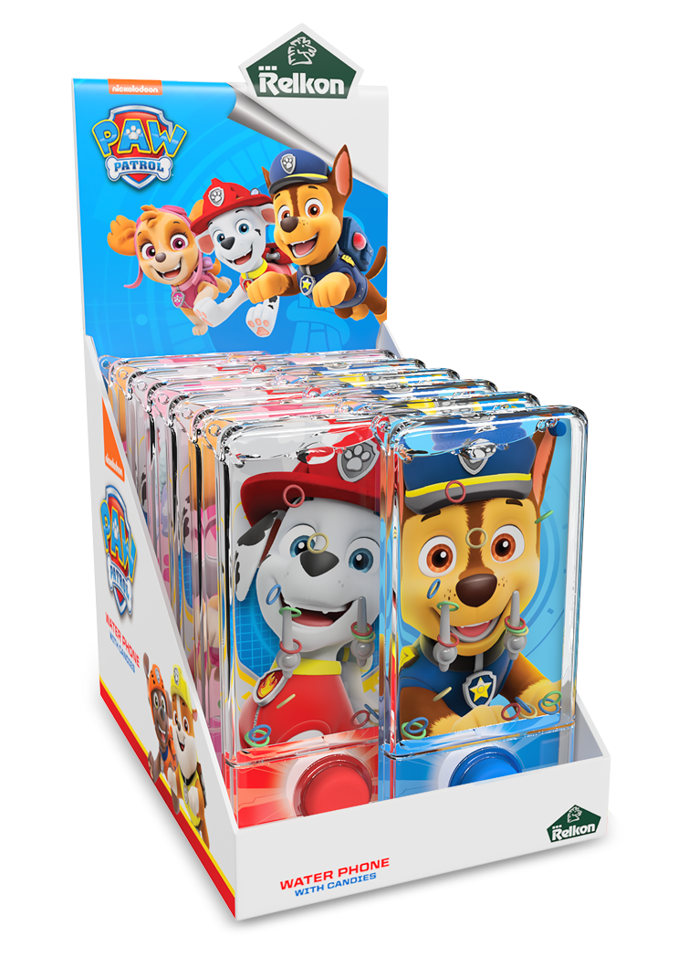 Pawpatrol Waterphone W/ Candies 5G (Pack of 12)