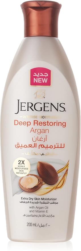 Jergens Deep Restoring Argan 200ml (Pack of 2)