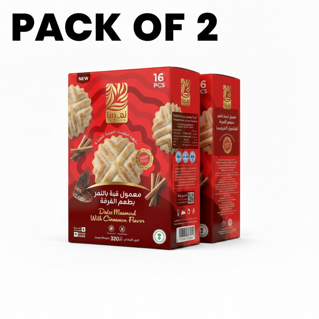 TAMRITA CINNAMON MAAMOUL WITH PREMIUM DATES 320G (Pack of 2)