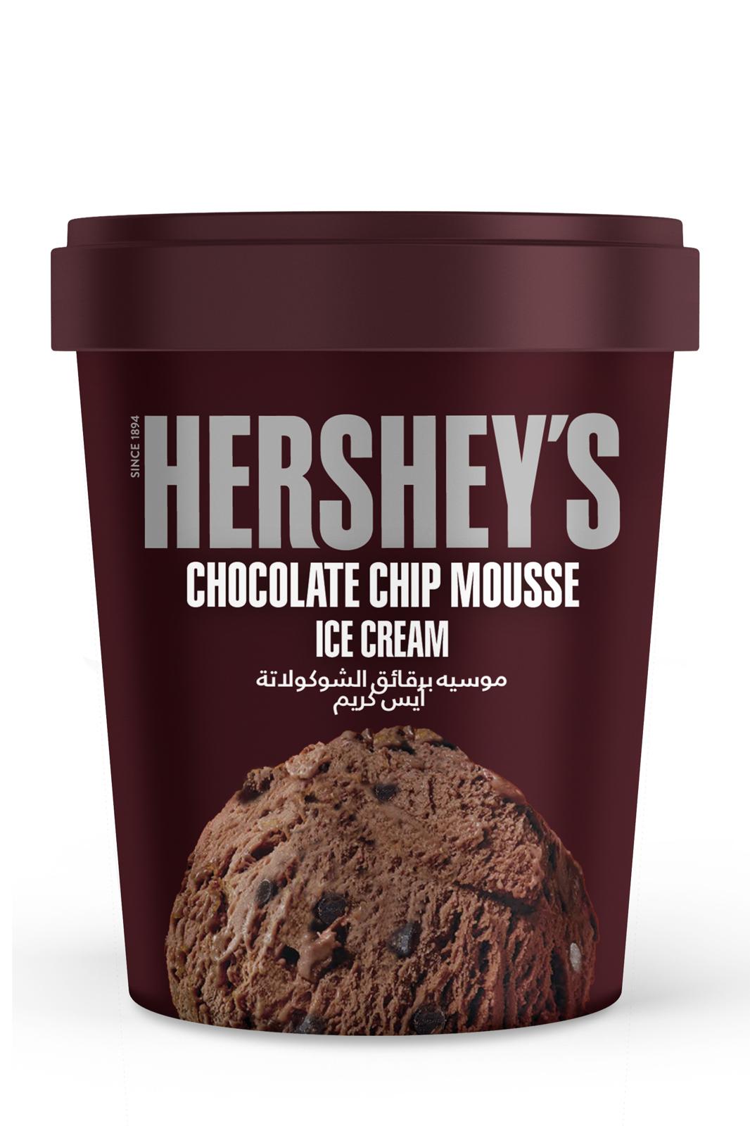 HERSHEYS CHOCOLATE MOUSSE TUB 450ML