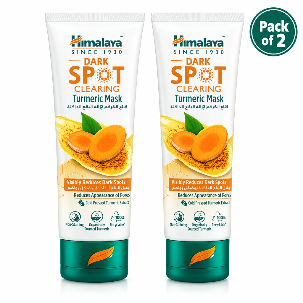 Himalaya Dark Spot Clearing Turmeric Mask 75Ml (Pack of 2)