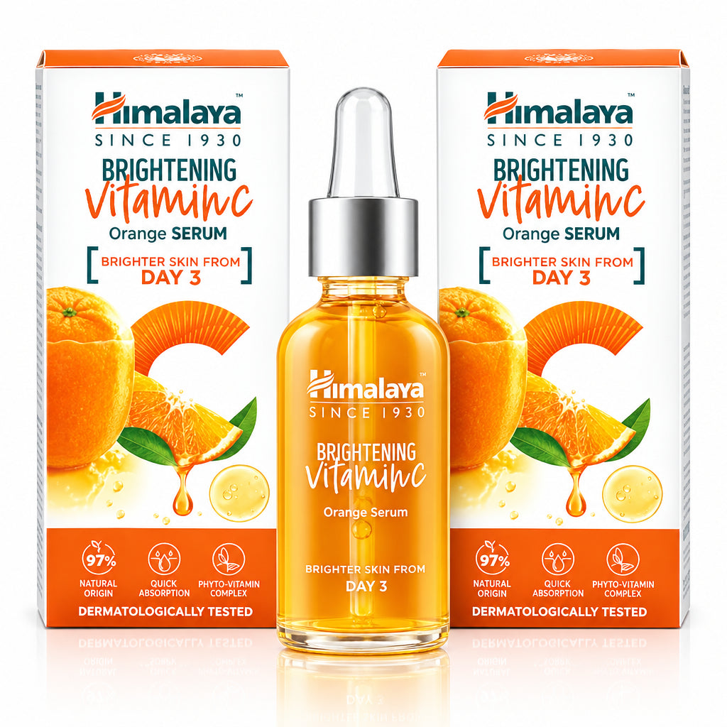 Himalaya Brightening Vitamin C Orange Serum 15Ml (Pack of 3)