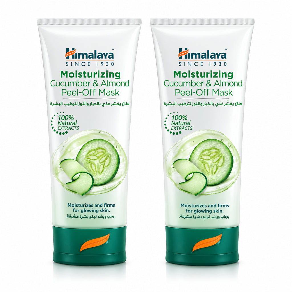 Himalaya Moisturizing Almond & Cucumber Peel Off Mask 150 Ml (Pack of 2)