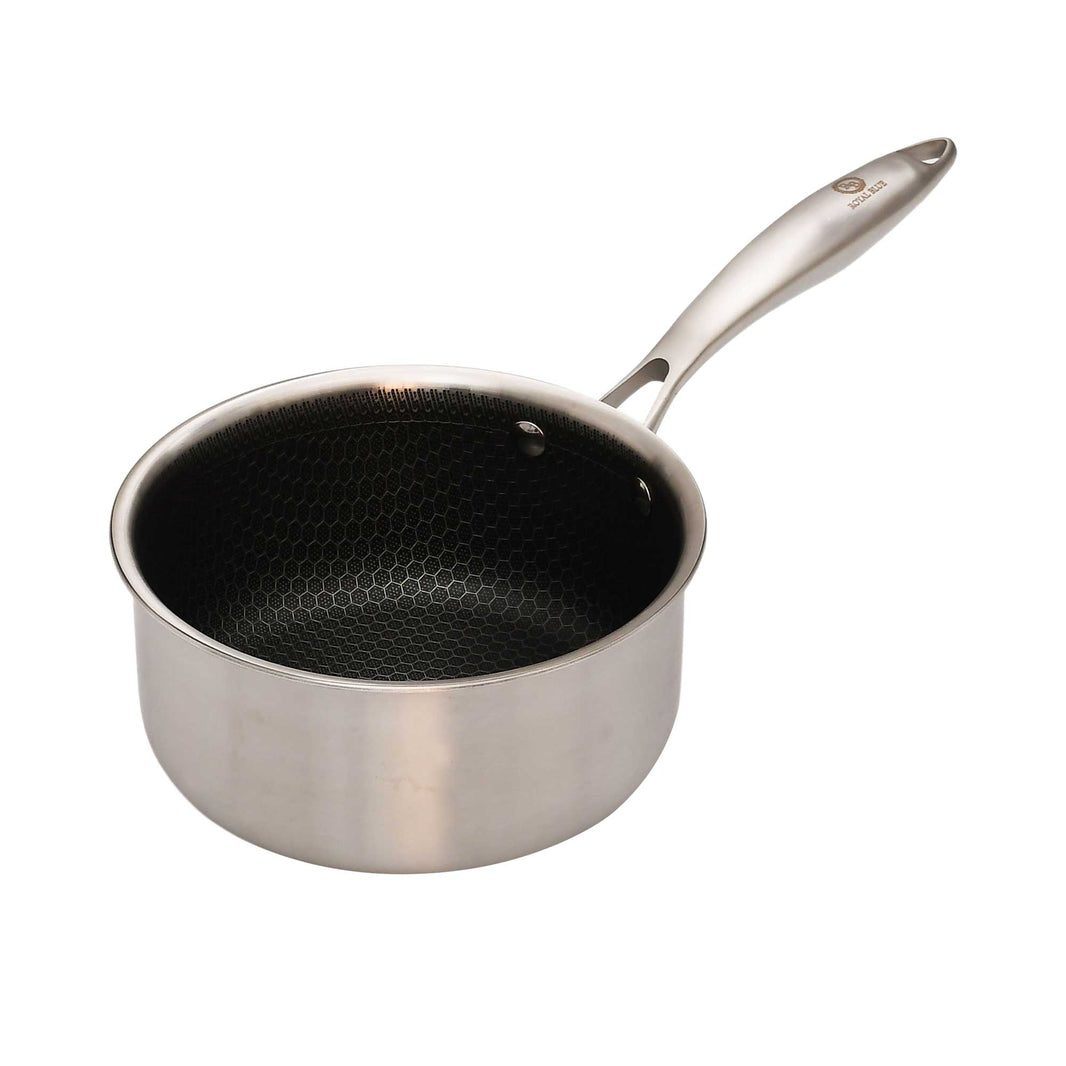 Royal Blue Triply SS Sauce Pan 16cm