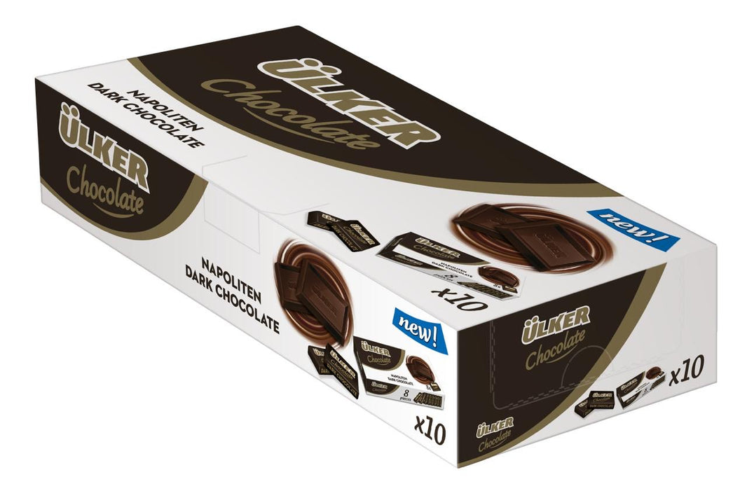Ulker Napoliten Dark Choco 30 Gm (Pack of 10 Pieces)