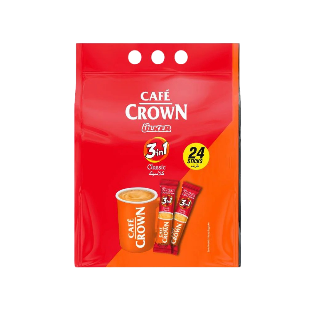 أولكر كافيه كراون 3 في 1 كيس 17.5 جم (عبوة من 24 قطعة)
