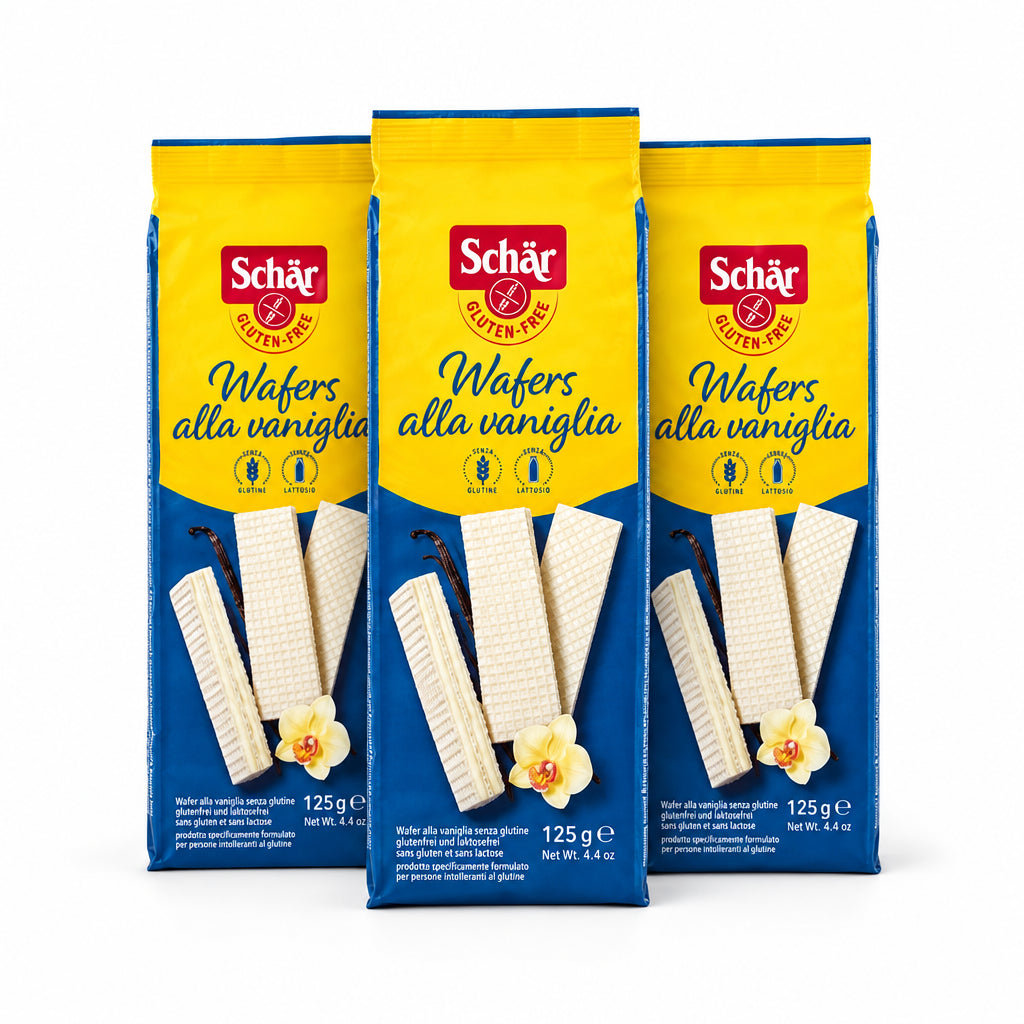 Schar Wafers Alla Vaniglia 125gm (Pack of 3)