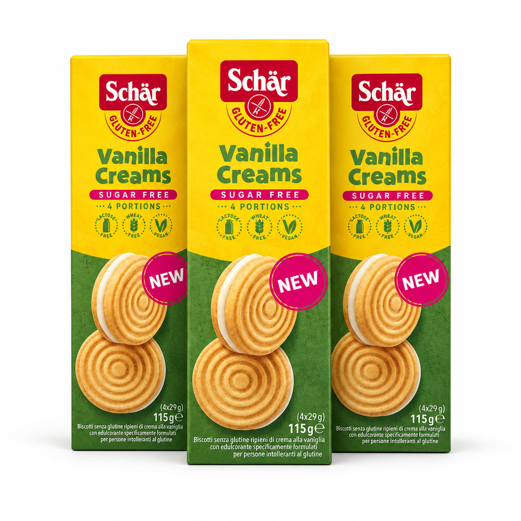 Schar Sugar Free Vanilla Creams 115gm (Pack of 3)