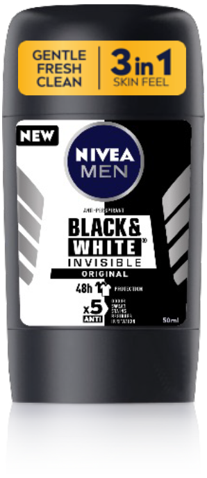 Nivea Deo Stick Male Black & White 50ml