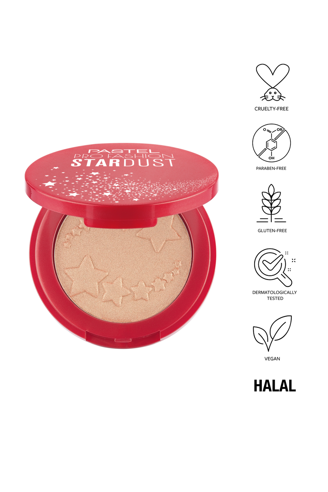 هايلايتر باستيل ستاردست 322 (عبوة من 3 قطع)