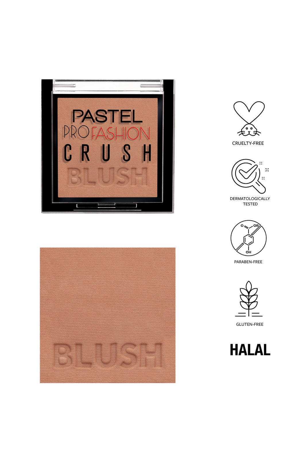 أحمر الخدود باستيل كراش 305 (عبوة من 3 قطع)