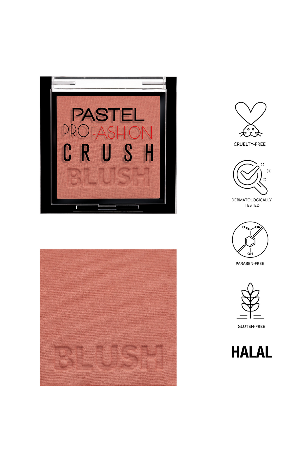 Pastel Crush Blush 306 (Pack of 3)