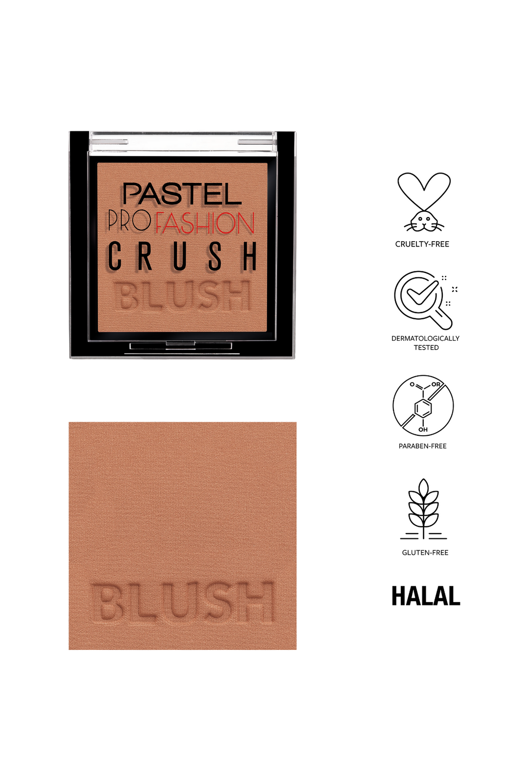 Pastel Crush Blush 307 (Pack of 3)