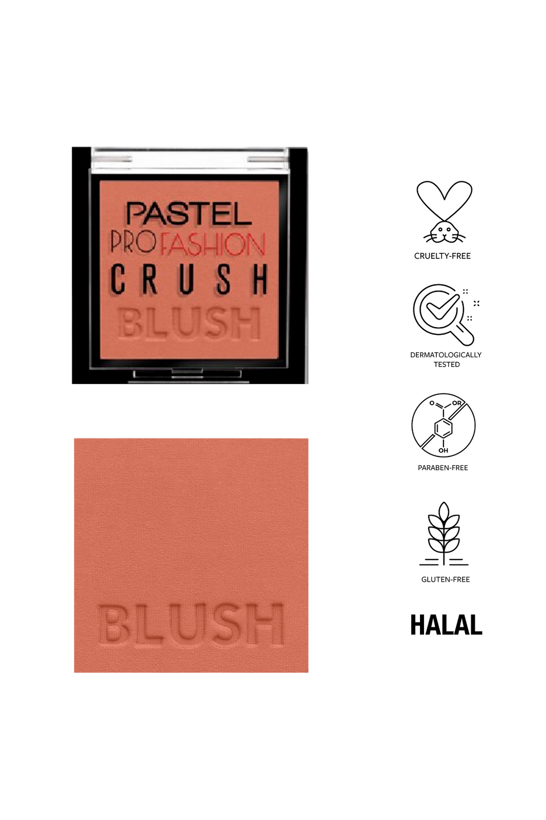 أحمر الخدود باستيل كراش 309 (عبوة من 3 قطع)