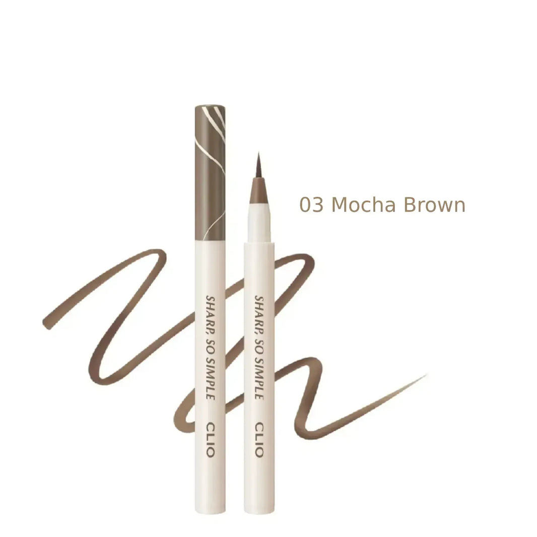 CLIO SHARP SO SIMPLE SHADE BRUSH LINER 003 MOCHA BROWN