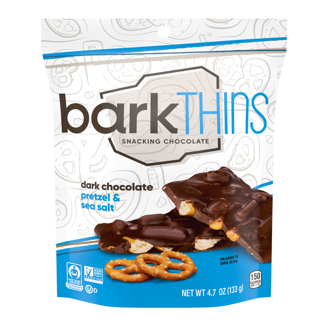Hershey BarkThins Dark Chocolate with Pretzel & Sea Salt 4.7oz