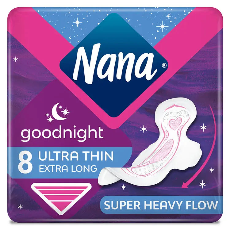 Nana Ultra Good Night Wings 8 Pcs (Pack of 3)