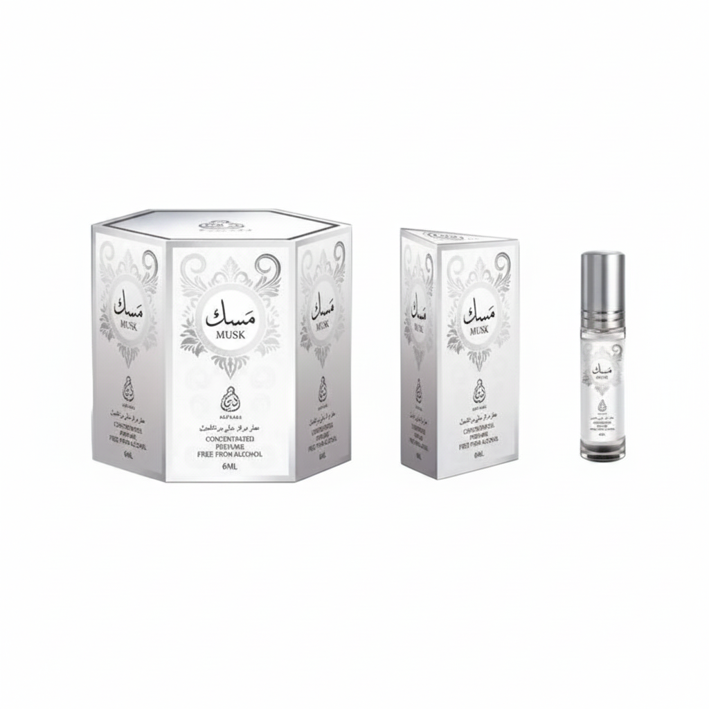 ADYAN ROLL ON MUSK 6ML*6PCS PACK (Pack of 2)