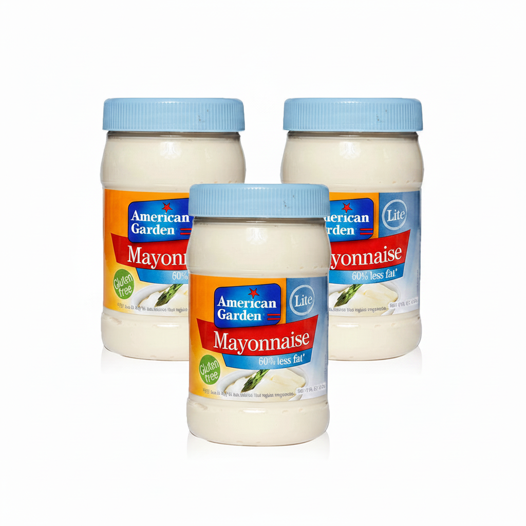 American Garden Lite Mayonnaise 453g (Pack of 3)