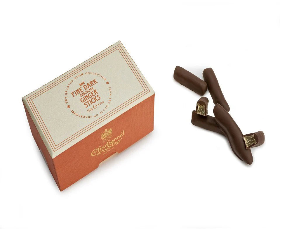 شاربونيل ووكر - أصابع الشوكولاتة الداكنة بالزنجبيل 120 جرام