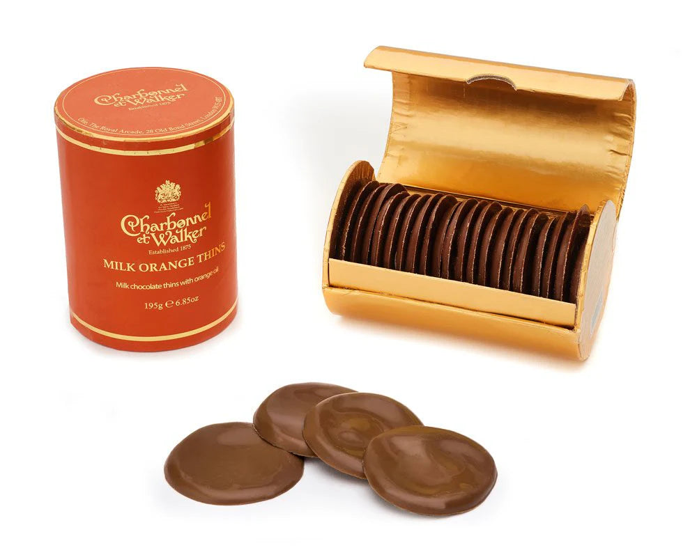 Charbonnel et Walker Milk Orange Thins 200g