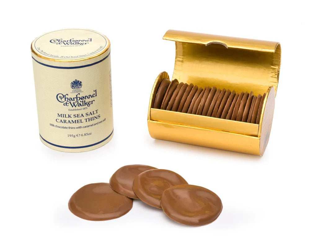 Charbonnel et Walker Milk Sea Salt Caramel Thins 200g