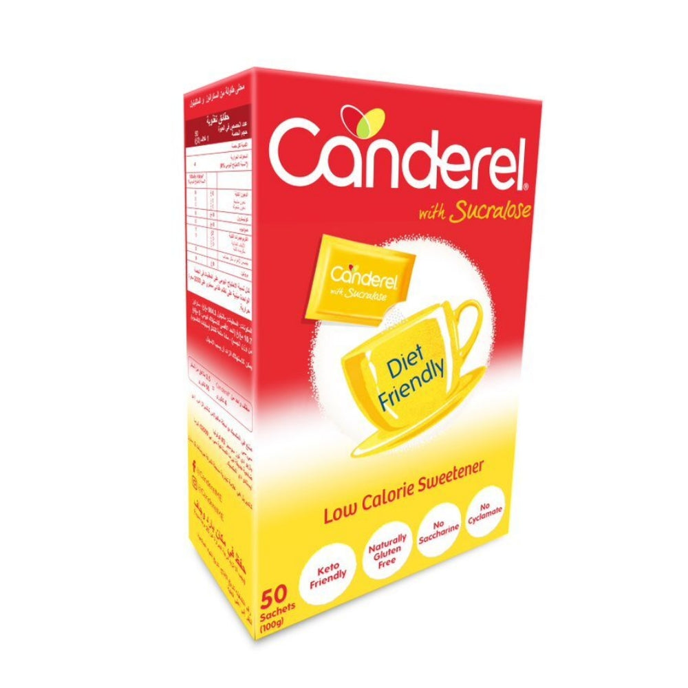 كاندريل سوكرالوز 50 كيس 100 جرام (عبوة من قطعتين)