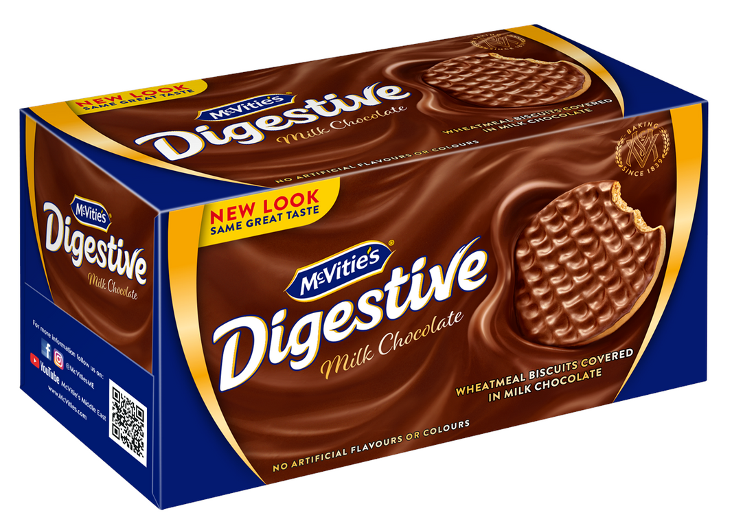 McVitie's Digestive Milk Chocolate 200 Gm (Pack of 2)