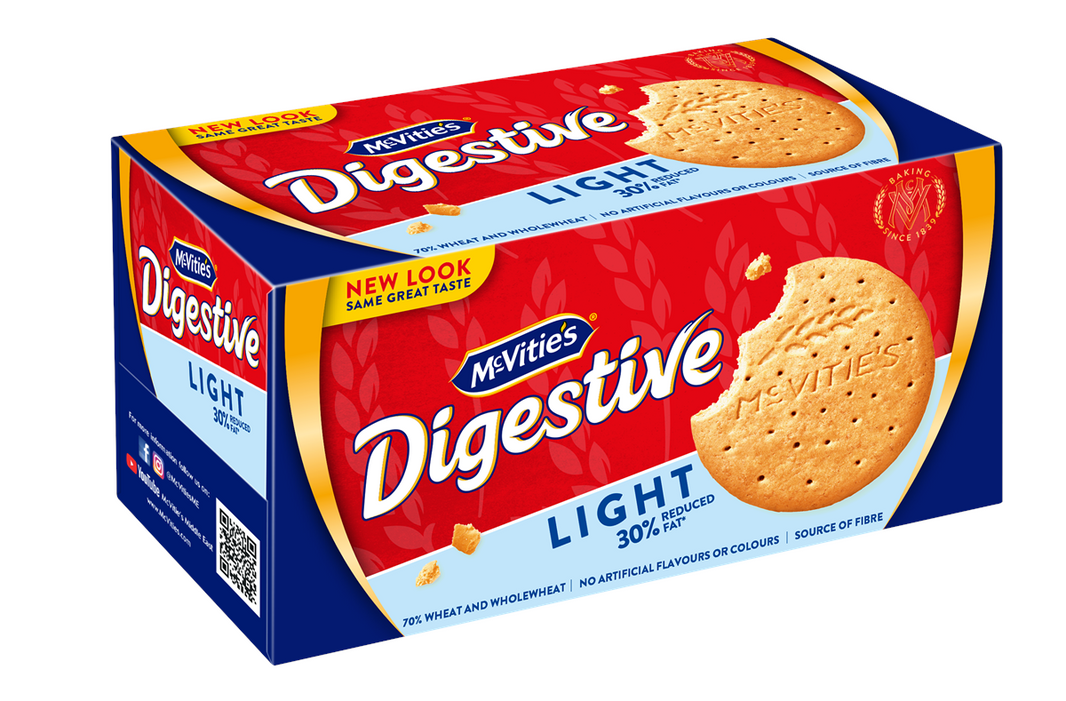 McVitie's Digestive Light 250 Gm (Pack of 2)
