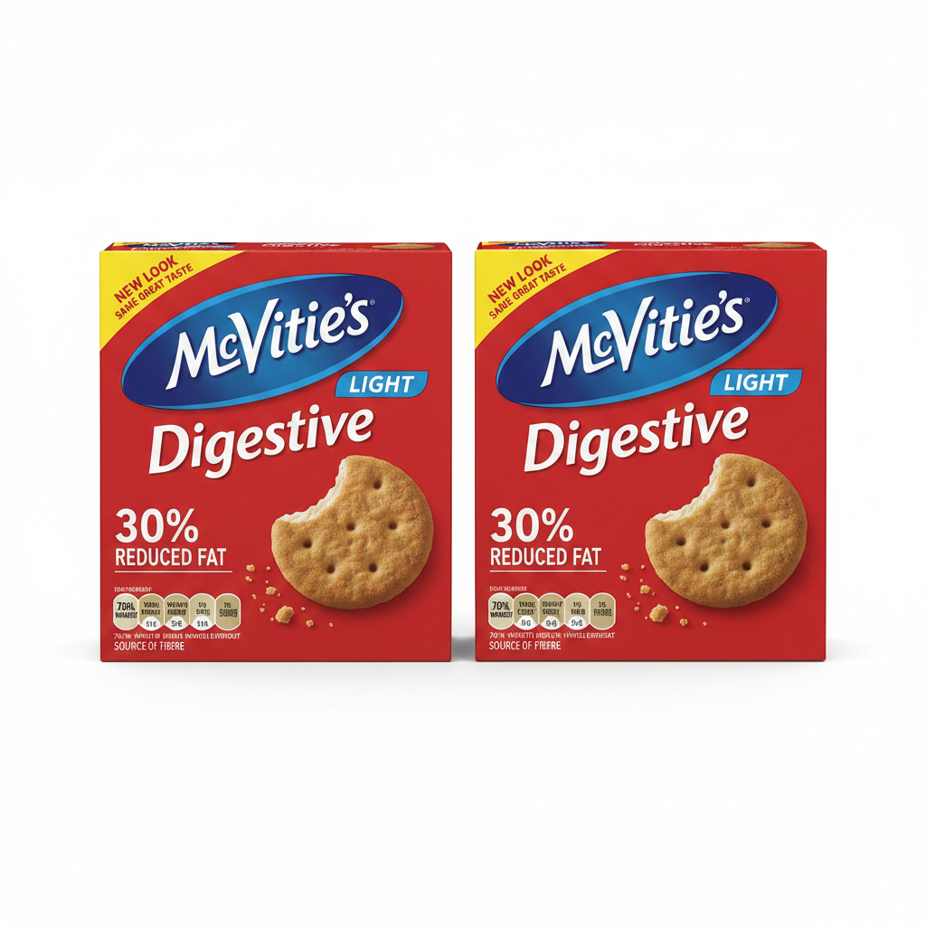 McVitie's Digestive Light 250 Gm (Pack of 2)