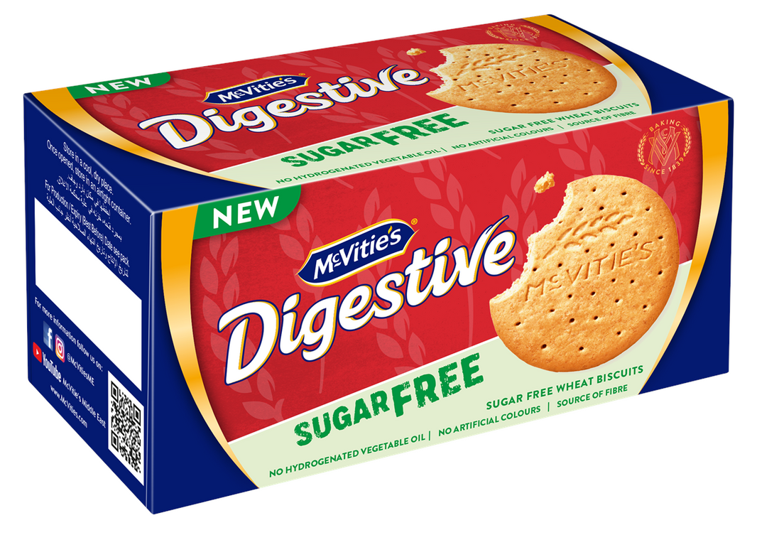 McVitie's Digestive Sugar Free 250 Gm (Pack of 2)