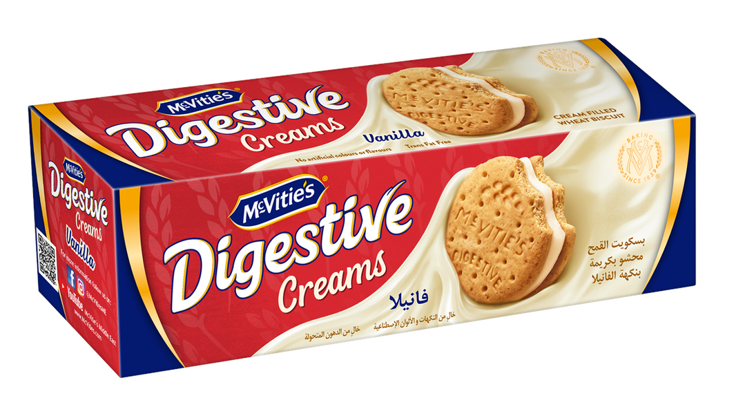 McVitie's Digestive Creams Vanilla 100 Gm (Pack of 6)