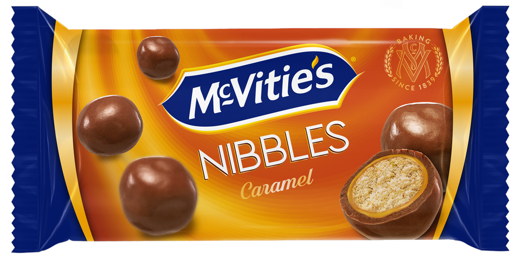 McVitie's Nibbles Caramel 444 Gm (37gm x 12 Pieces)