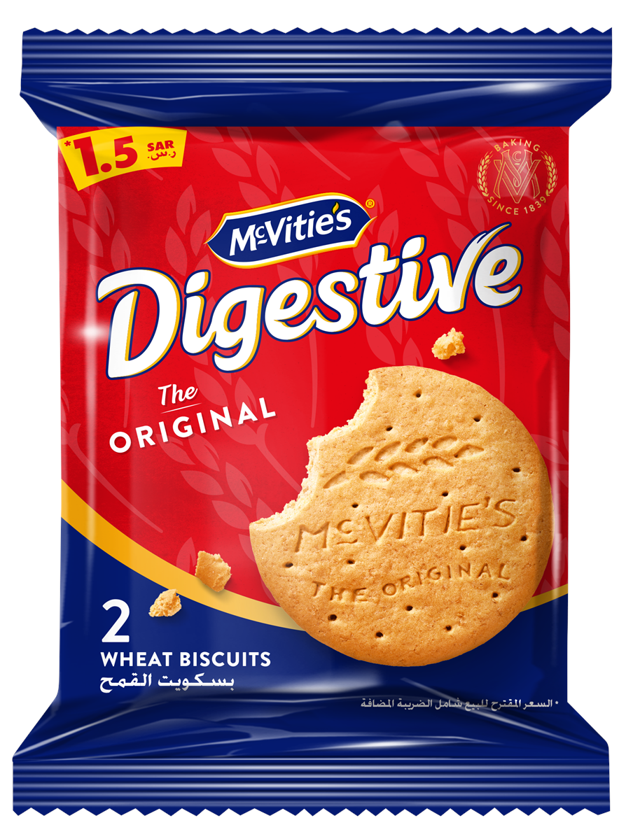 McVities Biscuit القمح 24 × 29.4 جم - (حزمة 2)