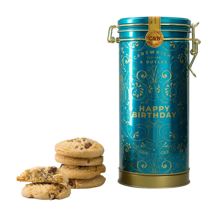 Cartwright & Butler Musical Tin Choco Chunks Biscuits 200g