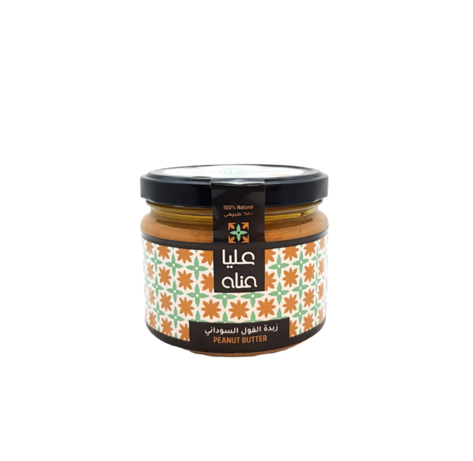 زبدة الفول السوداني مع العسل 300 جرام (عبوة من قطعتين)