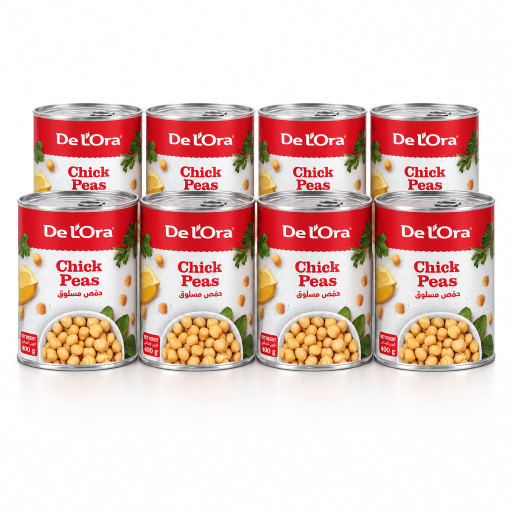 DELORA CHICK PEAS 400G (Pack Of 12)
