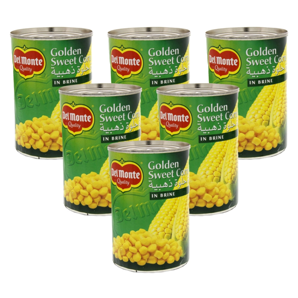 Del Monte Golden Sweet Corn 410g - (Pack Of 6 Pieces)