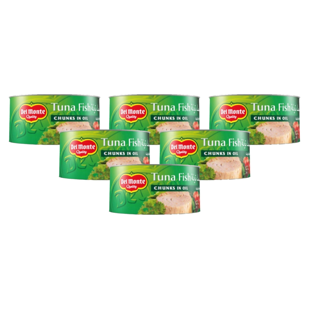 Del Monte Tuna Fish In Oil 185g - (Pack Of 6 Pieces)
