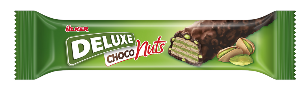 أولكر ديلوكس شوكو مكسرات بالفستق 35 جم (عبوة من 12 قطعة)