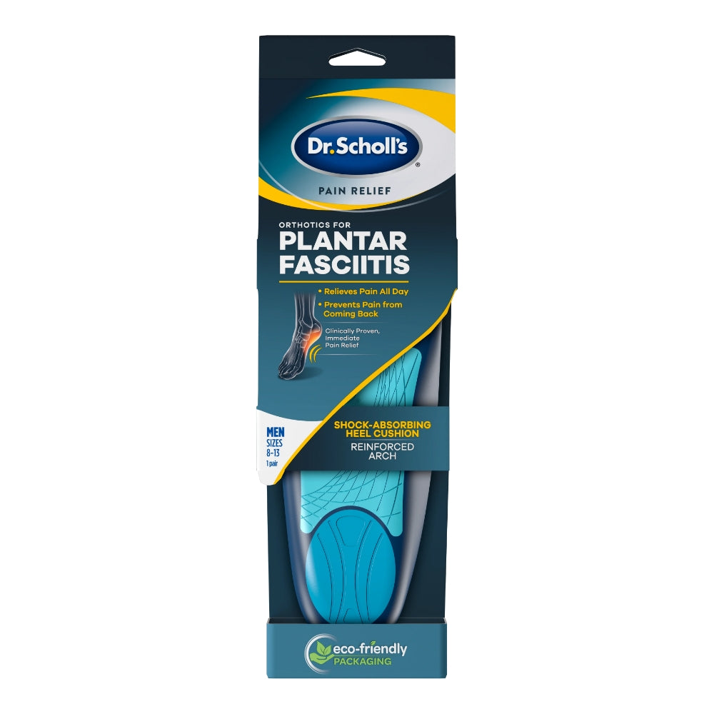 مسكن دكتور شول لآلام التهاب اللفافة الأخمصية لدى الرجال