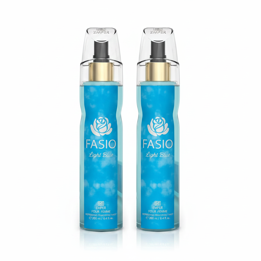 EMPER FASIO LIGHT BLUE 250ML (Pack of 2)