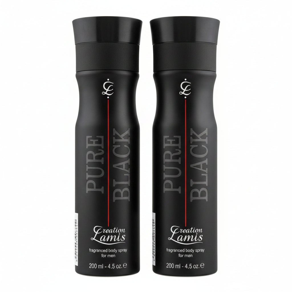 CREATION LAMIS PURE BLACK DEO 200ML (Pack of 2)